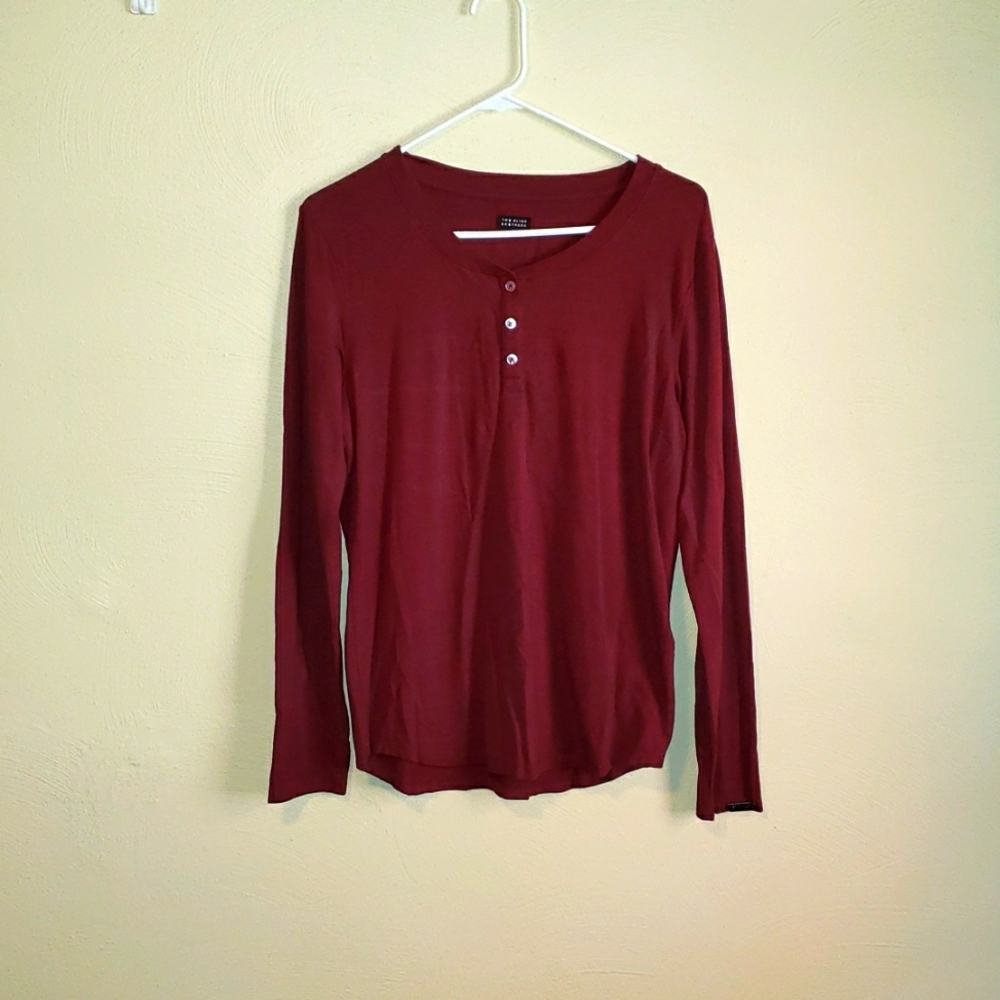 GUC Two Blind Brothers, Long-sleeved Henley, Size M